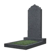 Вертикальный памятник ВТ-108 — Тёмно-серый гранит