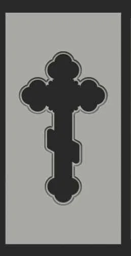 Памятник с крестом КР-234