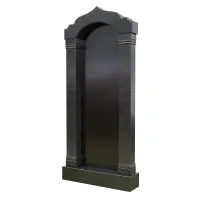 Памятник-арка АР-104 — Чёрный габбро-диабаз