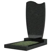 Вертикальный памятник ВТ-123 — Чёрный габбро, вариант 5