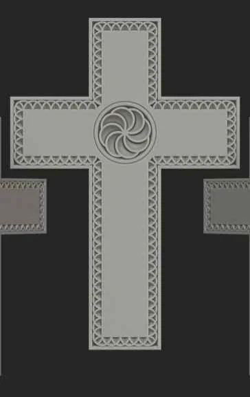 Памятник с крестом КР-222