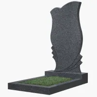 Вертикальный памятник ВТ-134 — Тёмно-серый гранит