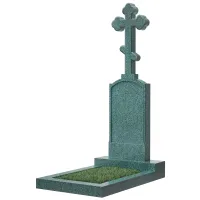 Вертикальный памятник ВТ-141 — Зелёный габбро